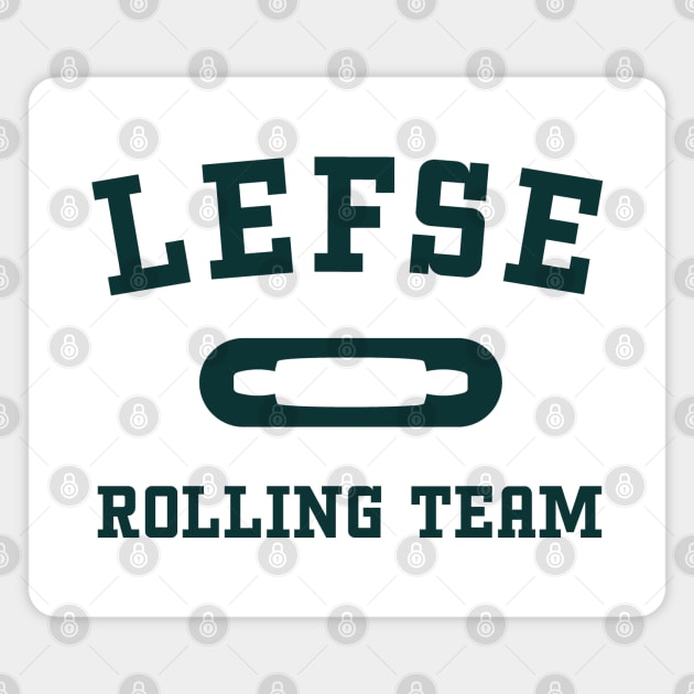 Lefse Rolling Team Magnet by Huhnerdieb Apparel